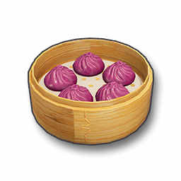 Veggies and Purple Yam Buns